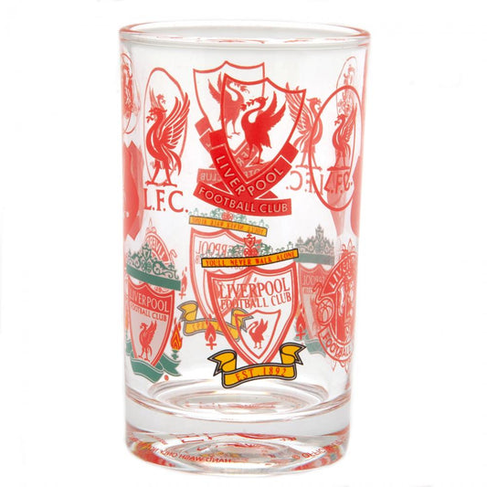 Liverpool FC Retro Crest Small Glass