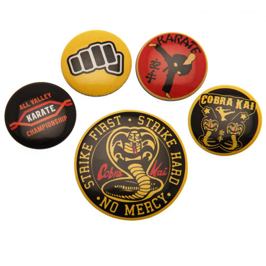 Cobra Kai Button Badge Set