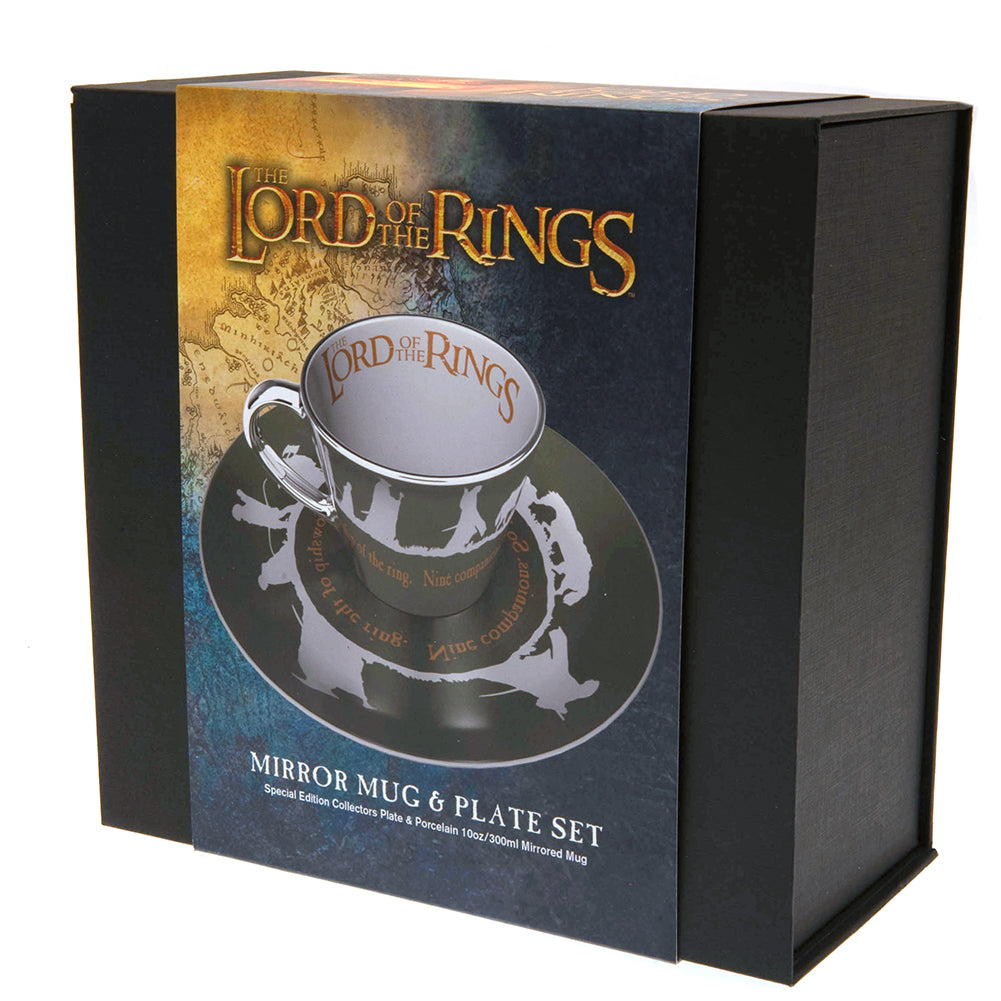 The Lord Of The Rings Mirror Mug & Plate Set