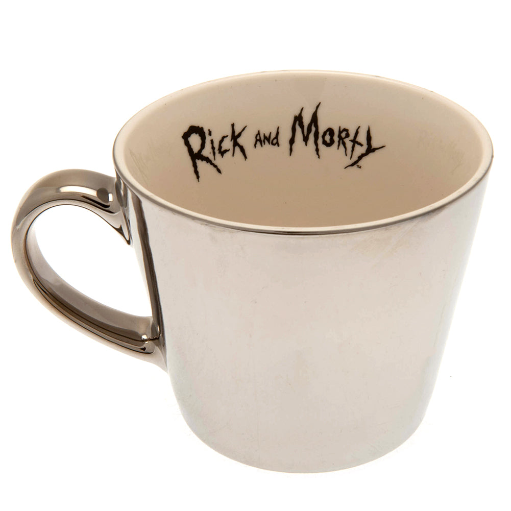 Rick And Morty Mirror Mug & Plate Set