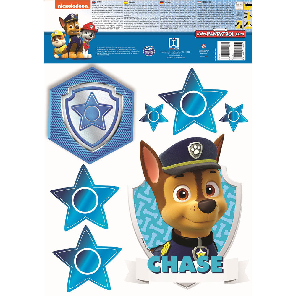 Paw Patrol Wall Sticker A3 Chase