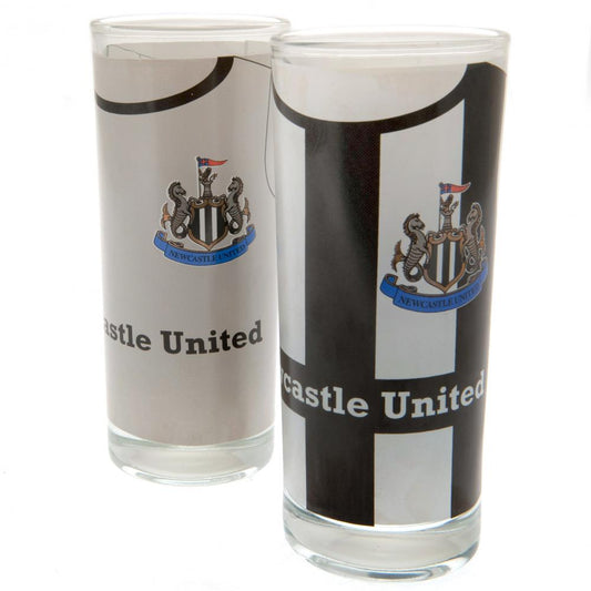 Newcastle United FC 2pk High Ball Glass