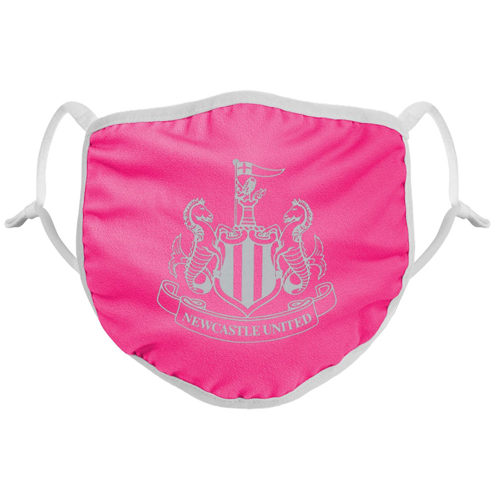 Newcastle United FC Reflective Face Covering Pink