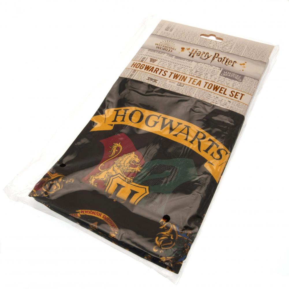 Harry Potter Tea Towel Set Hogwarts