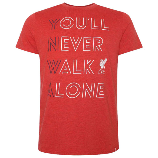 Liverpool FC YNWA T Shirt Mens Red Small