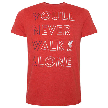 Liverpool FC YNWA T Shirt Mens Red Large