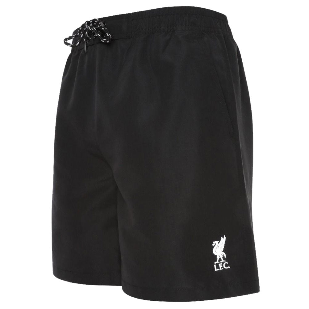 Liverpool FC Board Shorts Mens Black Small