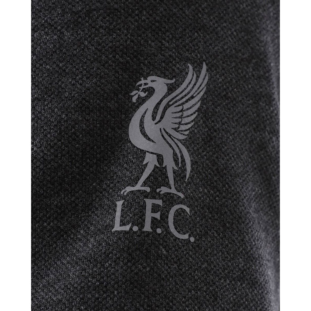 Liverpool FC Neon Panel Polo Mens Charcoal XX Large