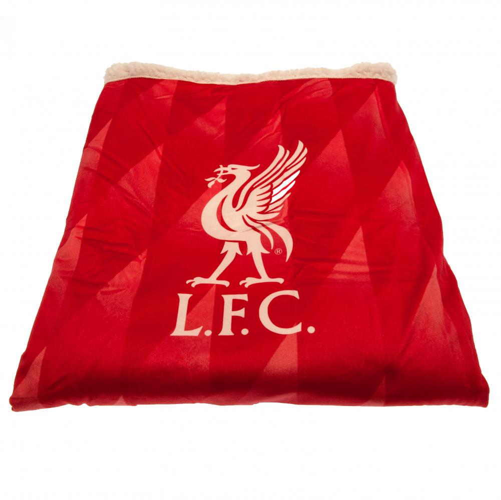 Liverpool FC Sherpa Fleece Blanket