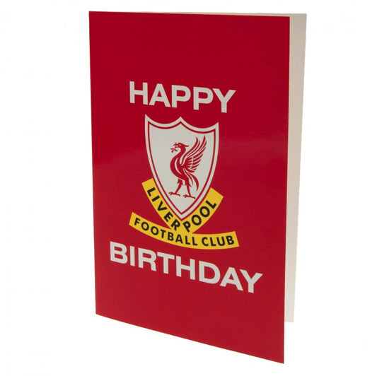 Liverpool FC Birthday Card Liverbird