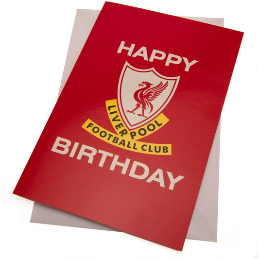 Liverpool FC Birthday Card Liverbird