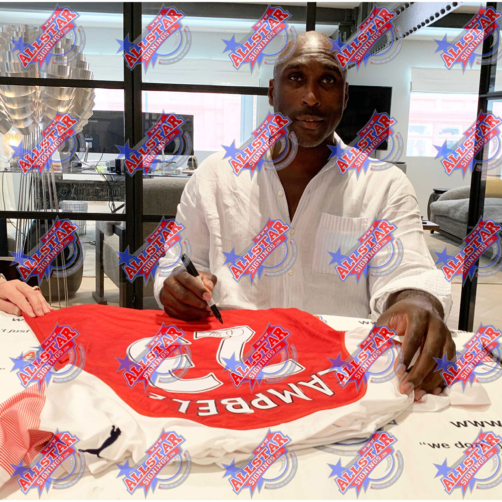 Arsenal FC Campbell Signed Shirt (Framed)