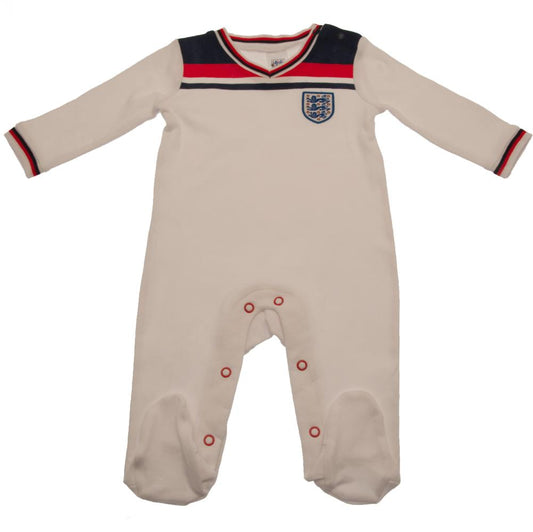 England FA Sleepsuit 82 Retro 6-9 Mths