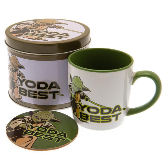 Star Wars Mug & Coaster Gift Tin Yoda