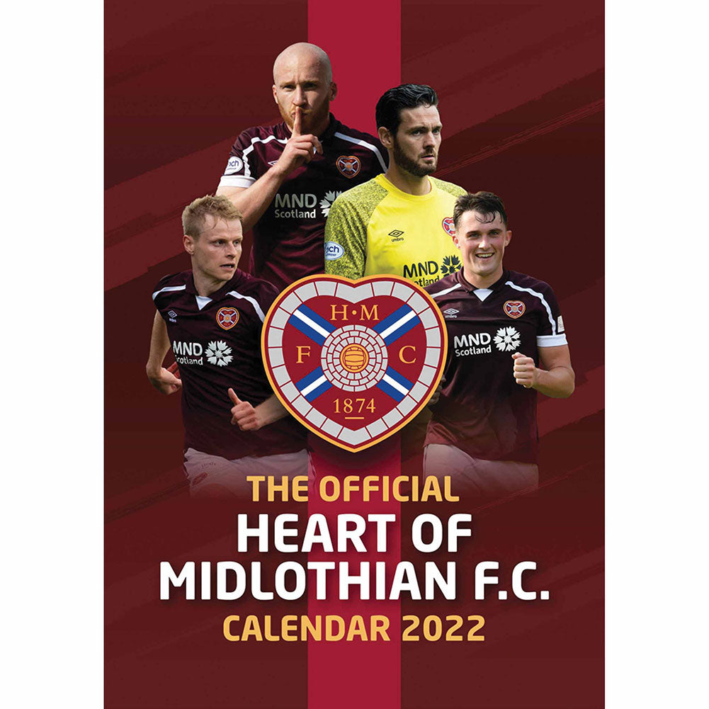 Hearts FC Calendar 2022