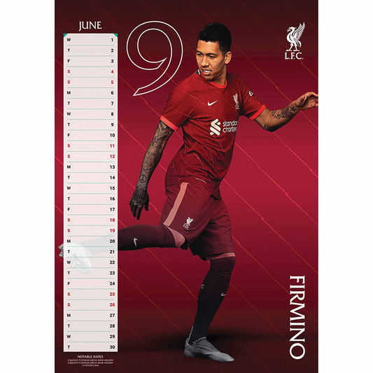 Liverpool FC Calendar 2022