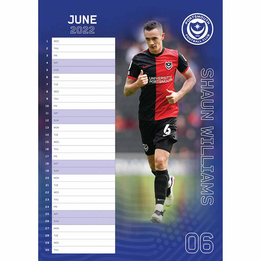 Portsmouth FC Calendar 2022