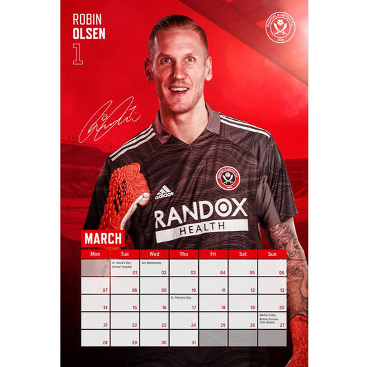 Sheffield United FC Calendar 2022