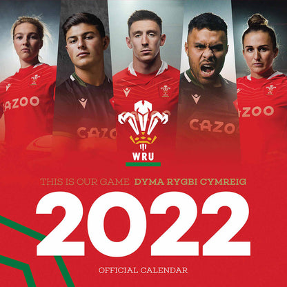 Wales RU Calendar 2022