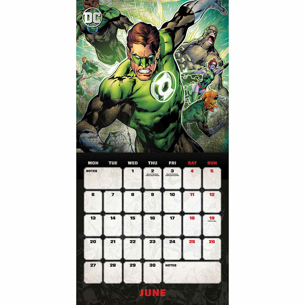 DC Comics Calendar 2022