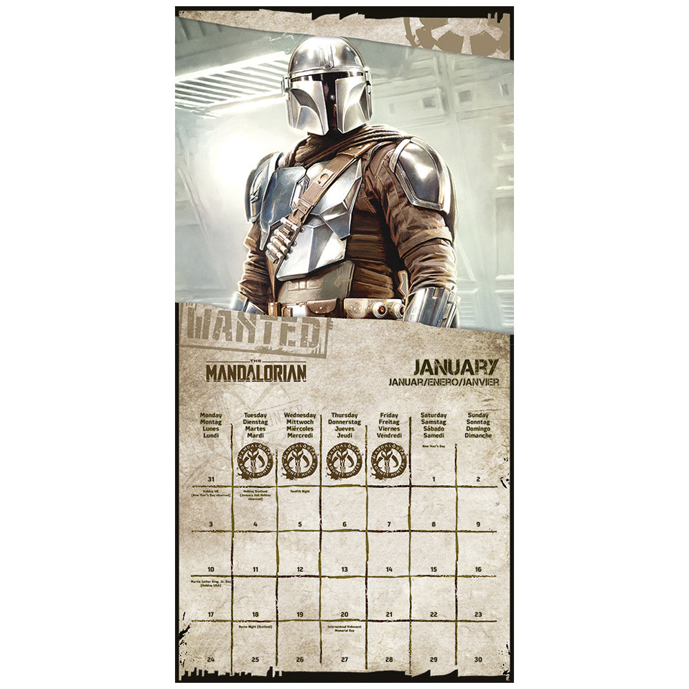 Star Wars: The Mandalorian Calendar 2022