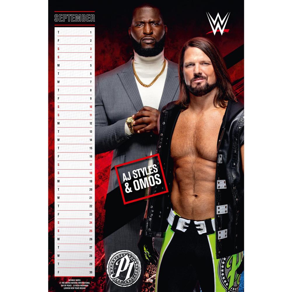 WWE Men Calendar 2022