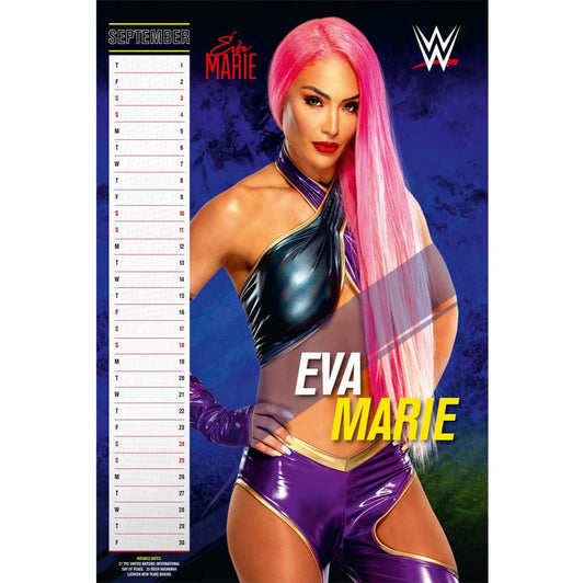 WWE女子カレンダー2022