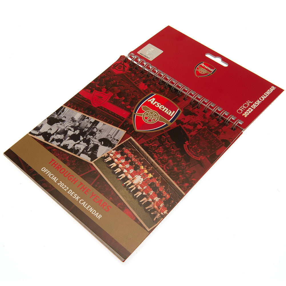Arsenal FC Desktop Calendar 2022