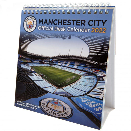 Manchester City FC Desktop Calendar 2022