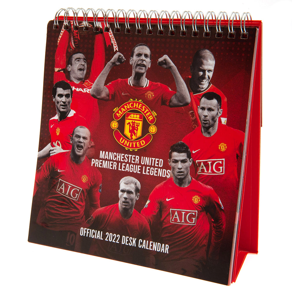 Manchester United FC Desktop Calendar 2022
