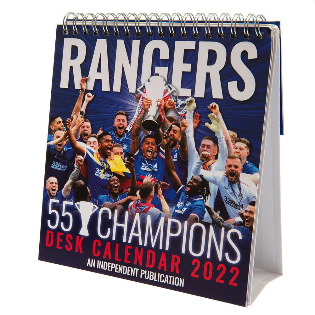 Rangers FC Desktop Calendar 2022