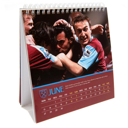 West Ham United FC Desktop Calendar 2022