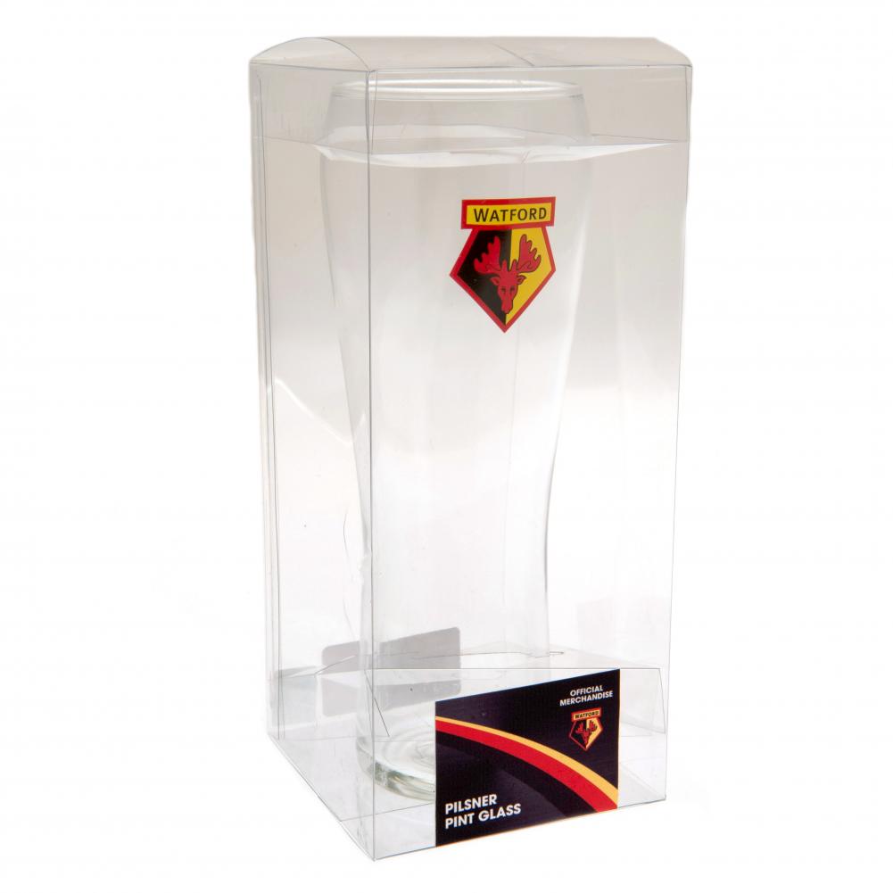 Watford FC Pilsner Pint Glass