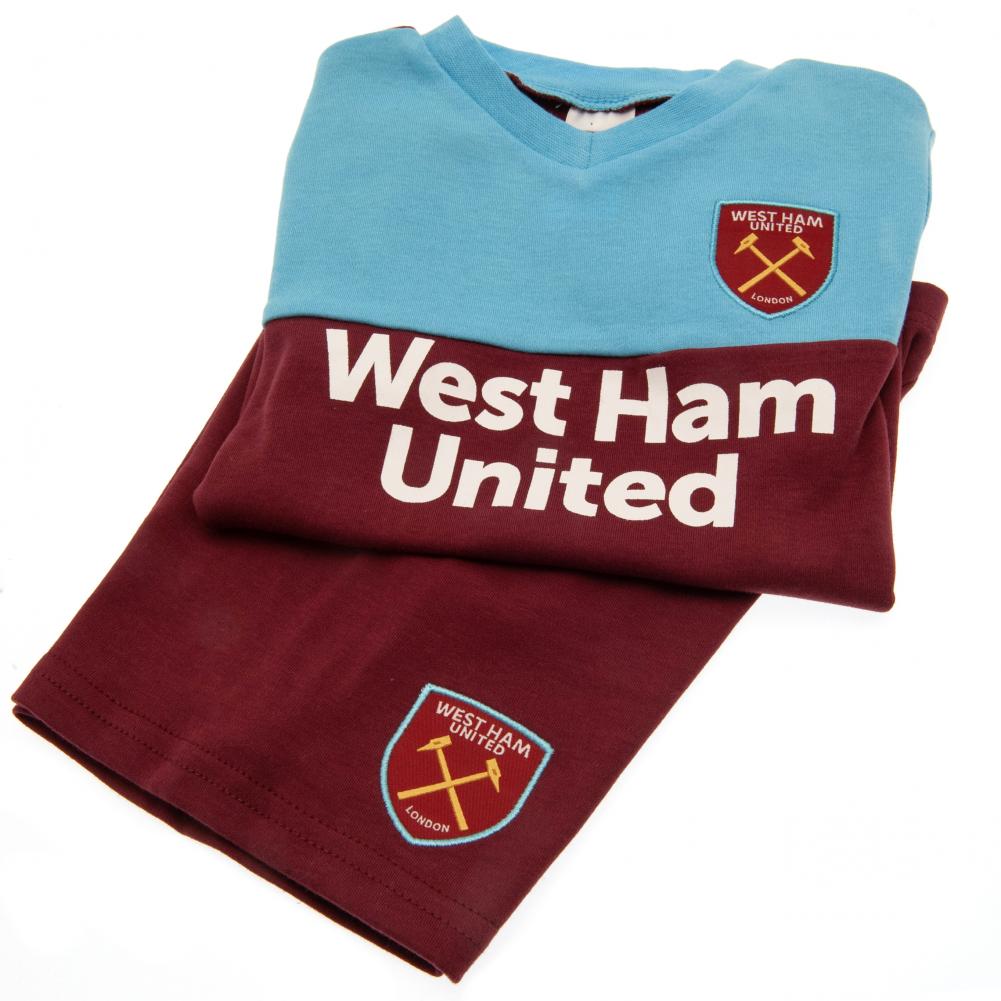 West Ham United FC Shirt & Short Set 9-12 Mths