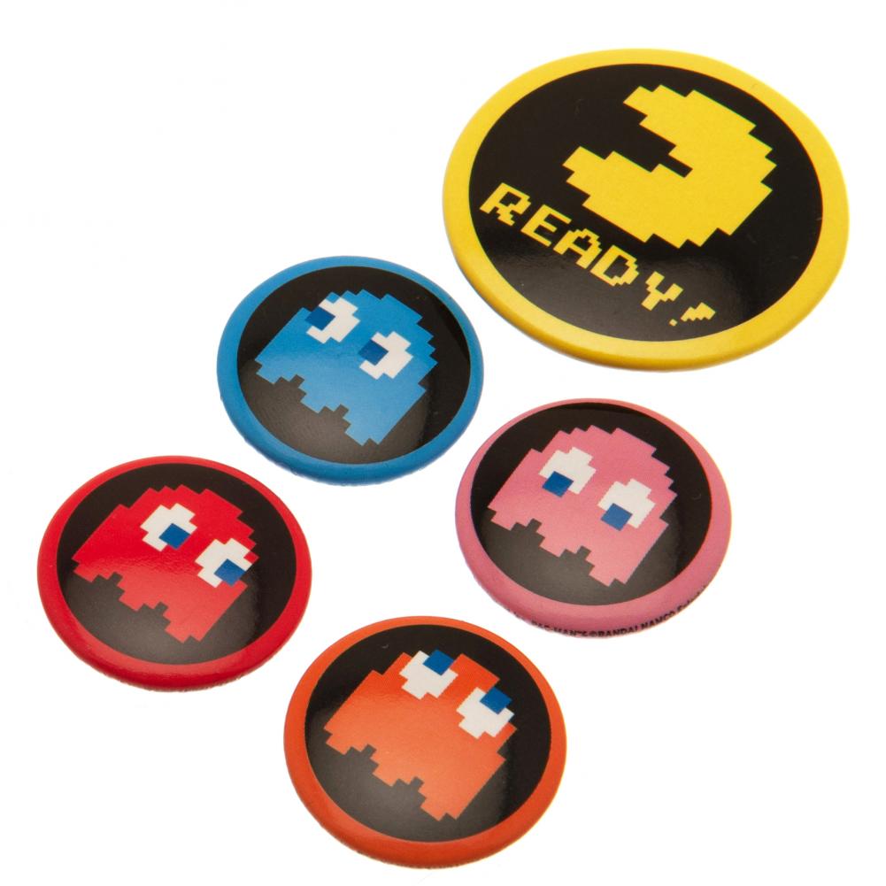 Pac-Man Button Badge Set