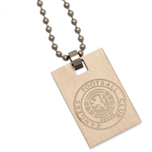 Rangers FC Dog Tag & Chain
