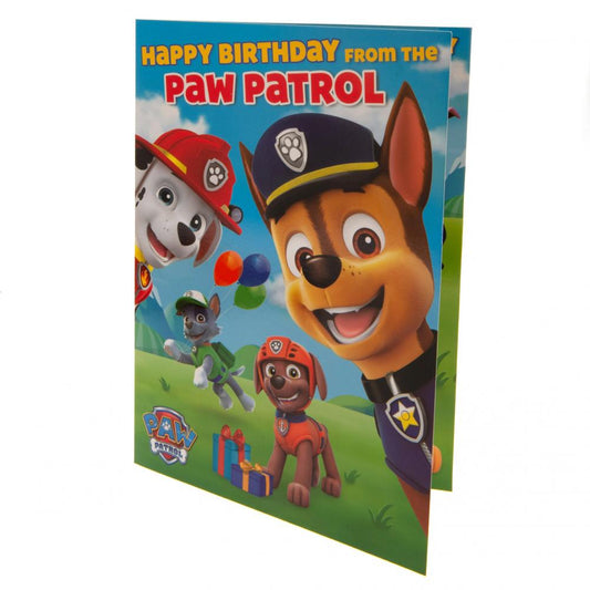 Paw Patrol Birthday Sound Card