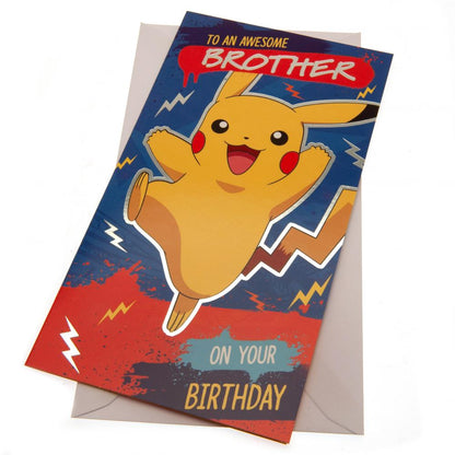 Pokemon Birthday Card Brother