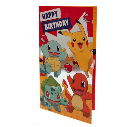 Pokemon Birthday Card