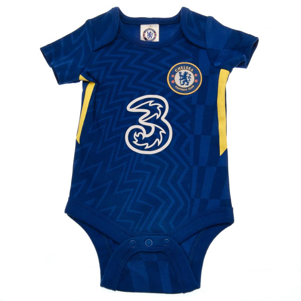 Chelsea FC 2 Pack Bodysuit 12-18 Mths BY