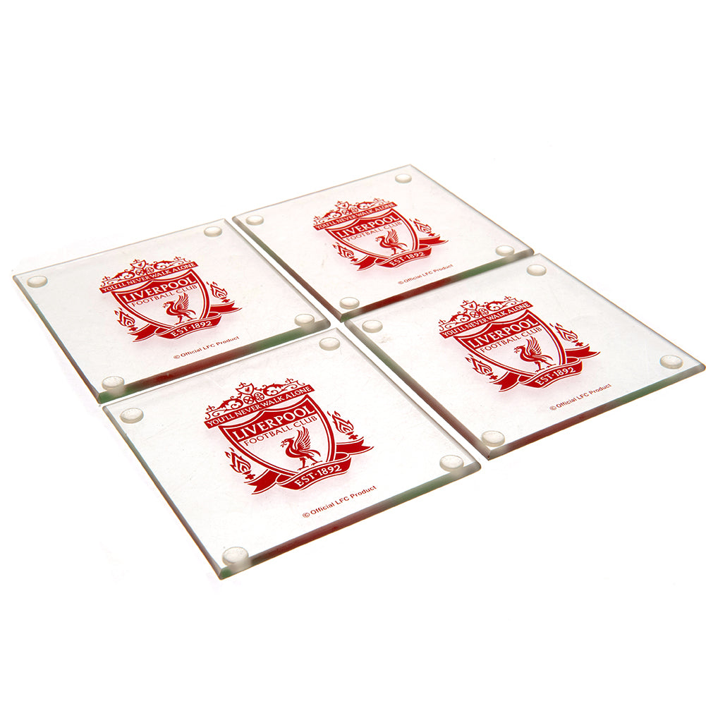 リバプール FC ガラスコースター 4個セット