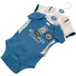 Manchester City FC 2 Pack Bodysuit 3-6 Mths SQ