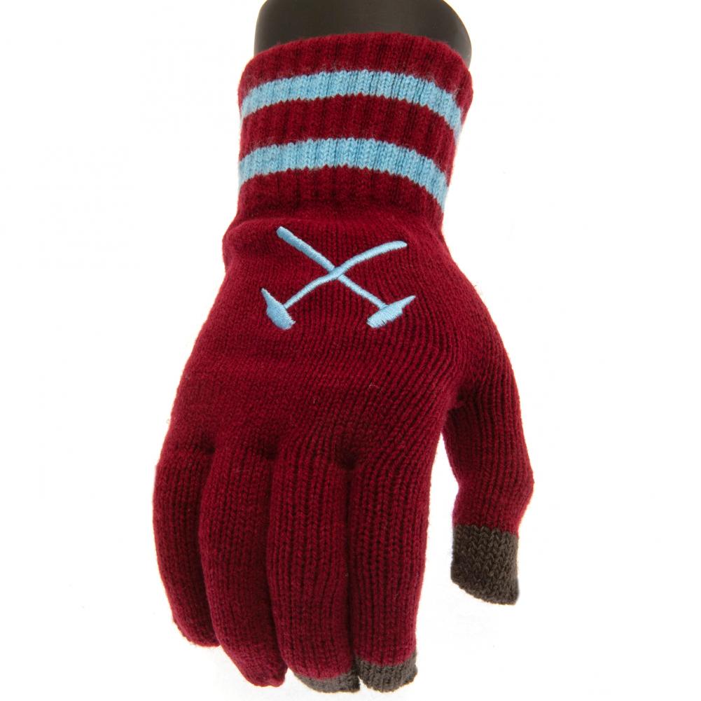 西汉姆联足球俱乐部 成人触屏针织手套