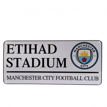 Manchester City FC Street Sign