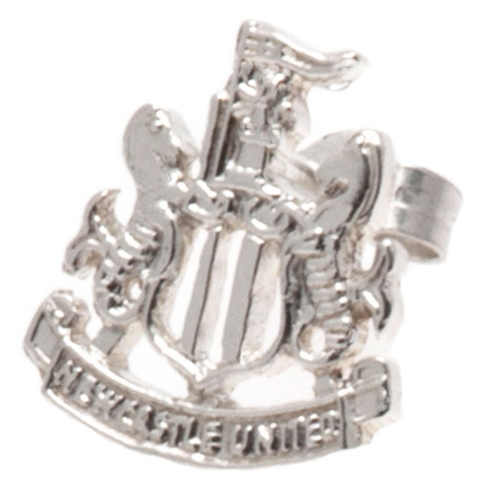 Newcastle United FC Sterling Silver Stud Earring