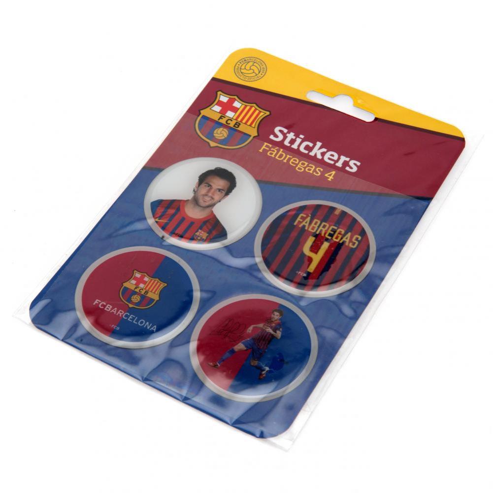 FC Barcelona 3D Stickers 4pk Fabregas