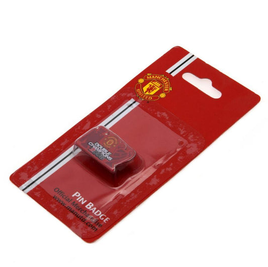 Manchester United FC Double Champions Badge