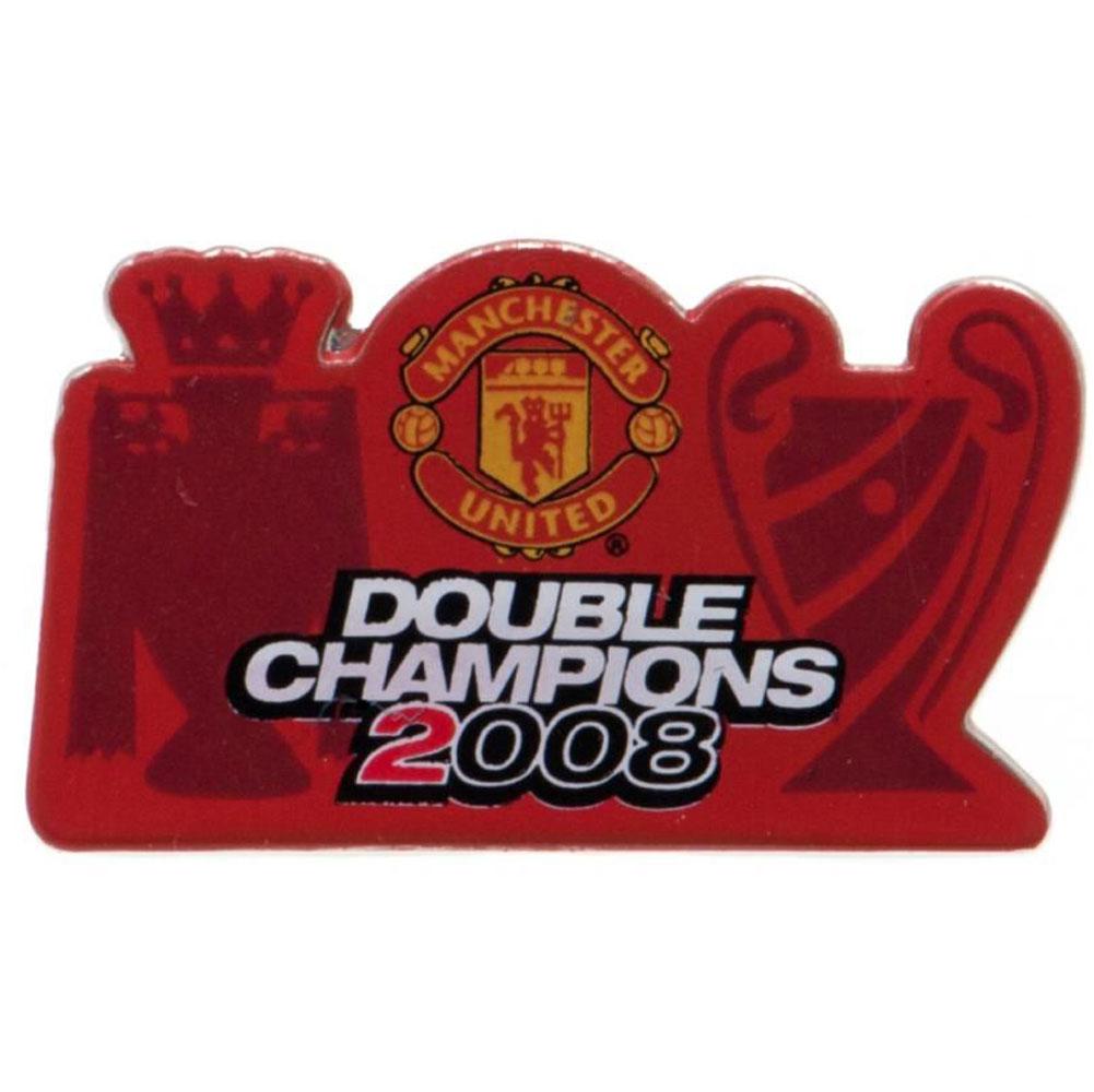 Manchester United FC Double Champions Badge