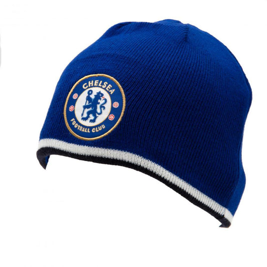 切尔西足球俱乐部双面毛线帽