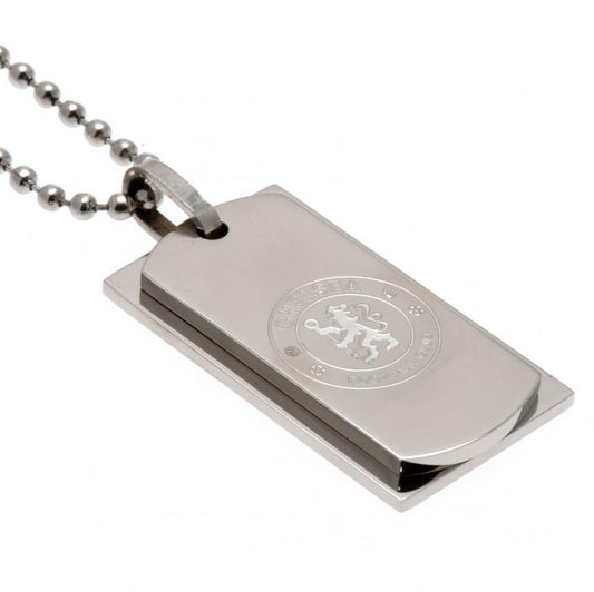 Chelsea FC Double Dog Tag & Chain